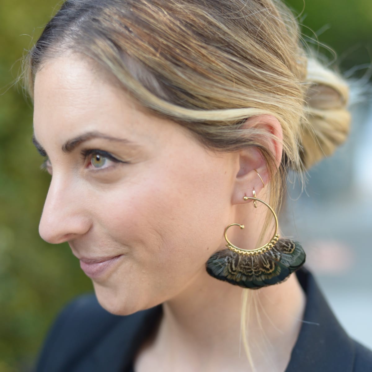 Updos and Big Earrings Cupcakes Cashmere