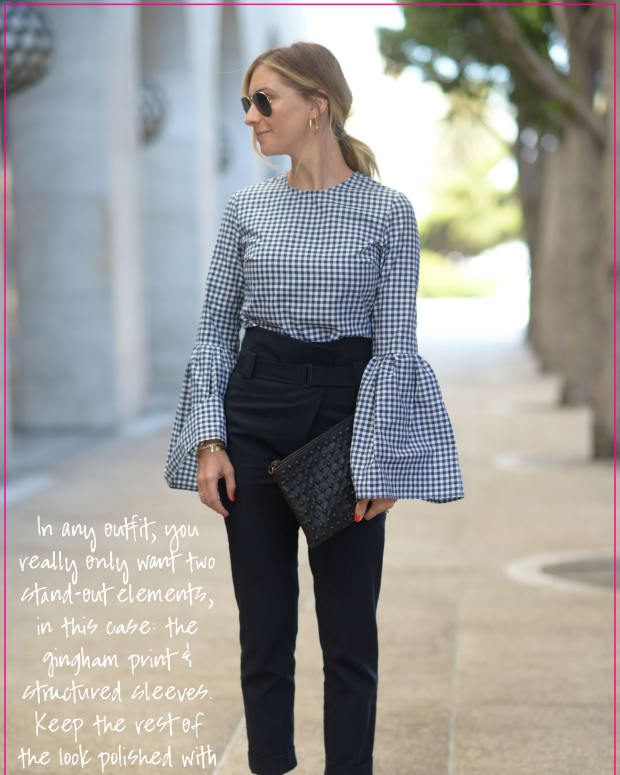 How to Style an Exaggerated Structured Top 4 Ways_Patterned and Polished