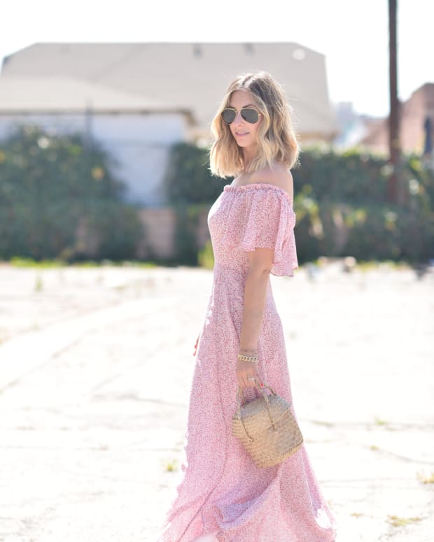 Pastel colored shop maxi dress