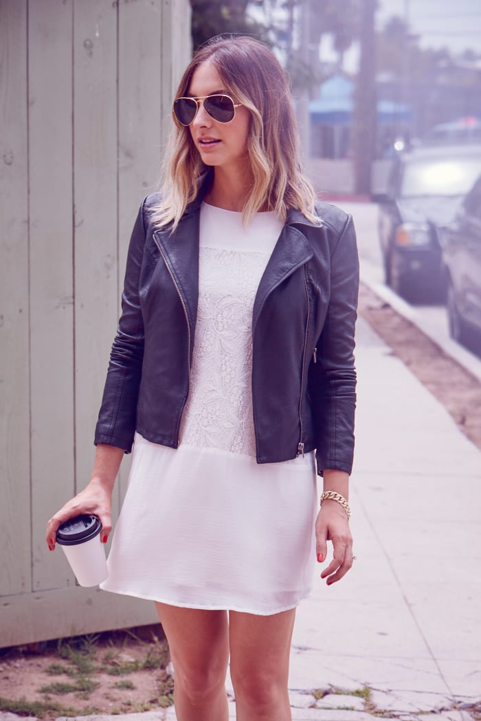 Ivory and Leather - Cupcakes & Cashmere