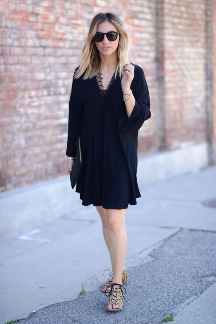 LBD with Leopard - Cupcakes & Cashmere