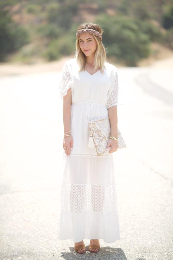 Long White Dress (LWD) - Cupcakes & Cashmere
