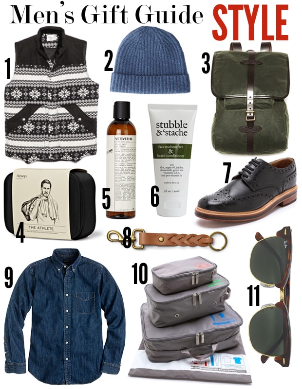 Men's Gift Guide 2013 - Cupcakes & Cashmere