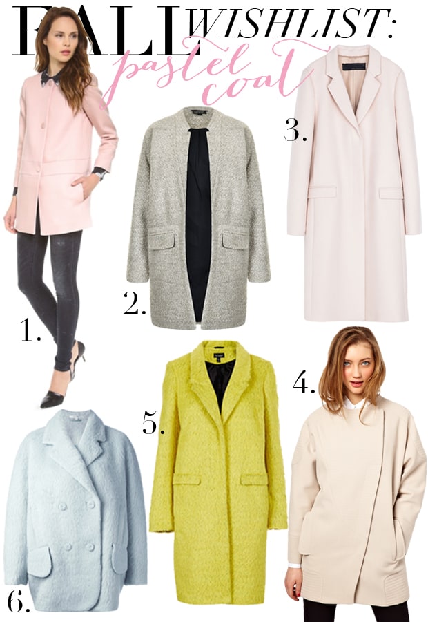 Fall Wish List - Coats - Cupcakes & Cashmere
