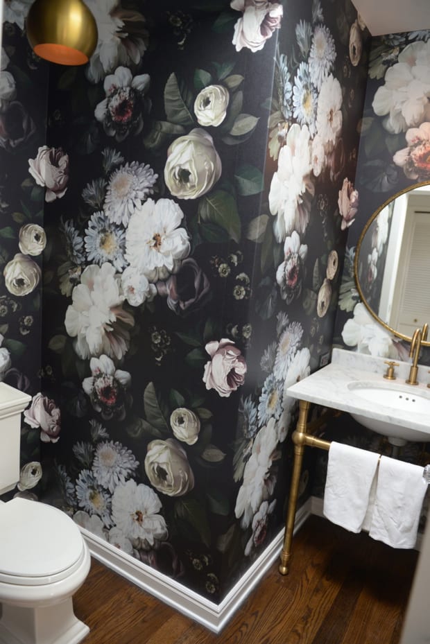 Powder Room Makeover - Cupcakes & Cashmere