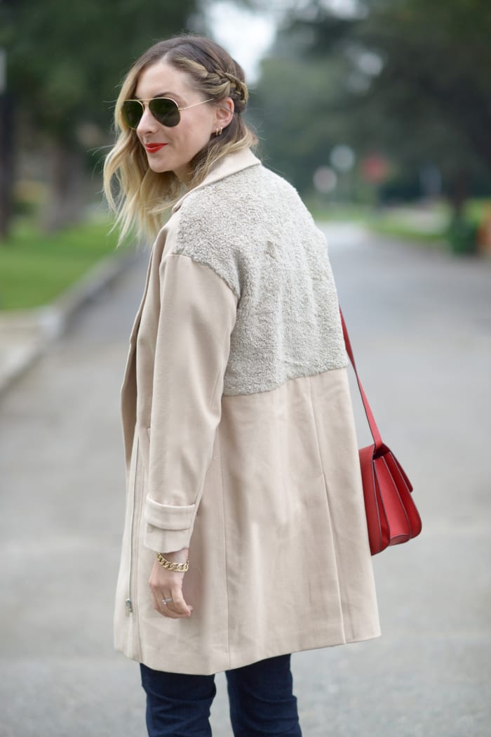 Textured Trench - Cupcakes & Cashmere