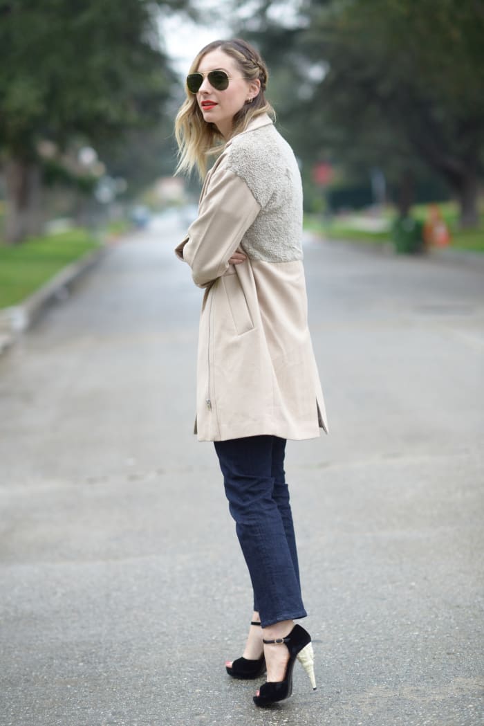 Textured Trench - Cupcakes & Cashmere