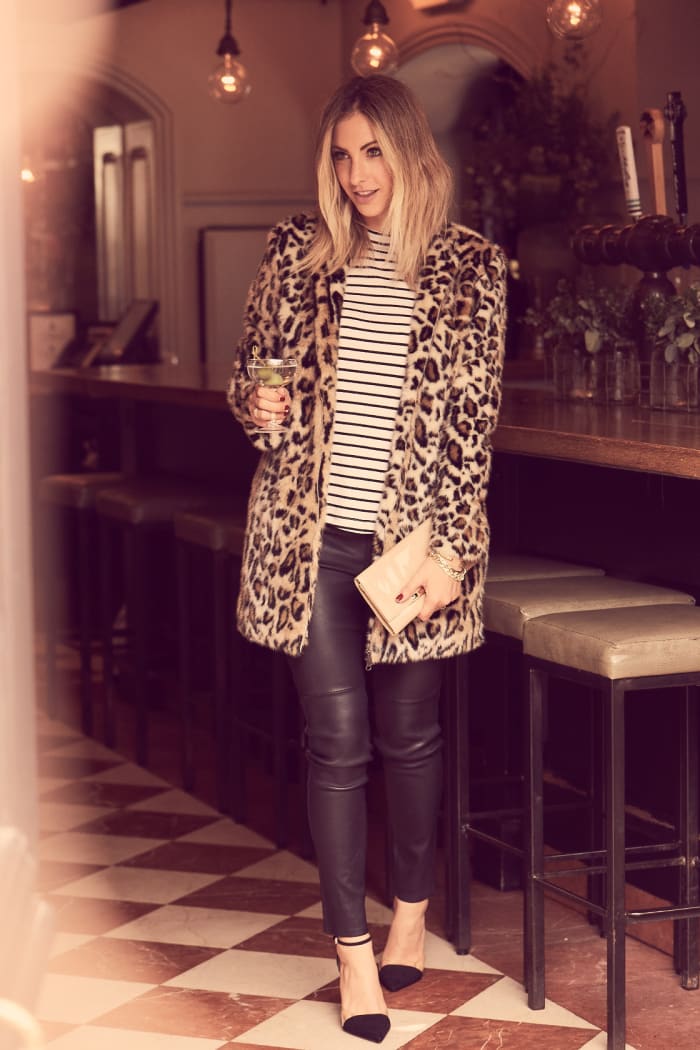 animal print holiday wear