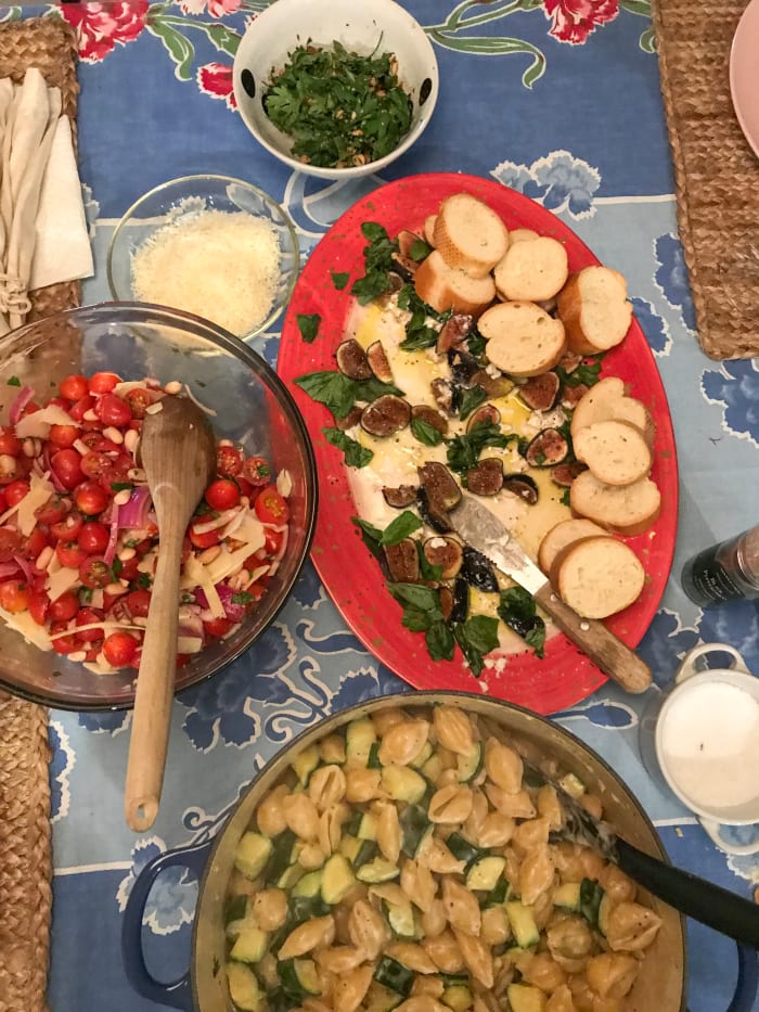 How I Spent $60 On a Summer Dinner Party for 5 People - Cupcakes & Cashmere
