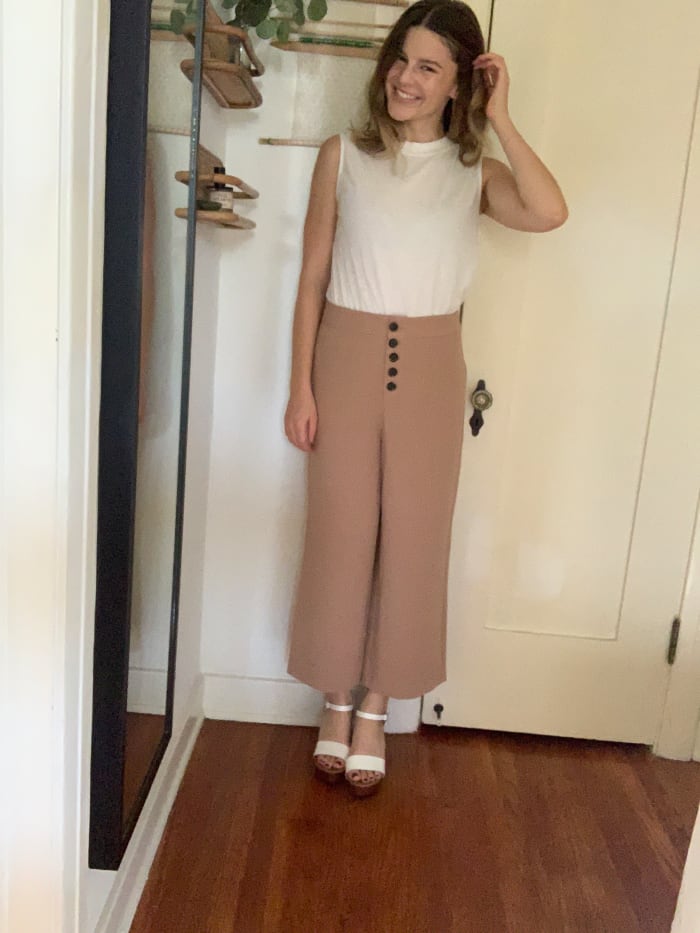 everlane white pants