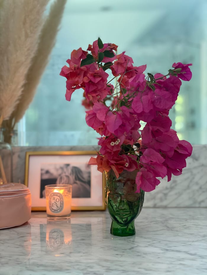Bougainvillea a choisi ma promenade matinale.