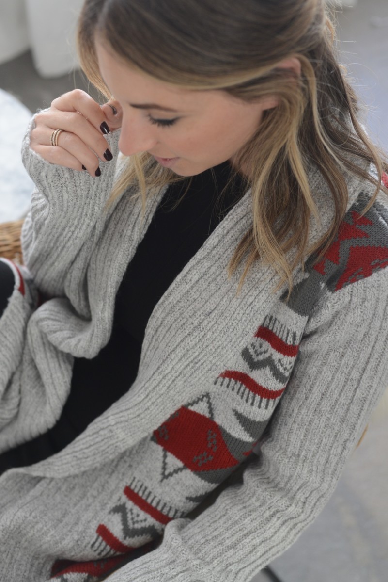 {The coziest knit from my new holiday collection}