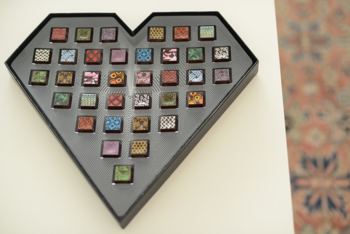 The prettiest (and most eclectic-looking) box of chocolates from Compartes
