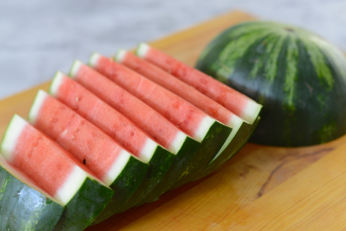 {First watermelon of the season}