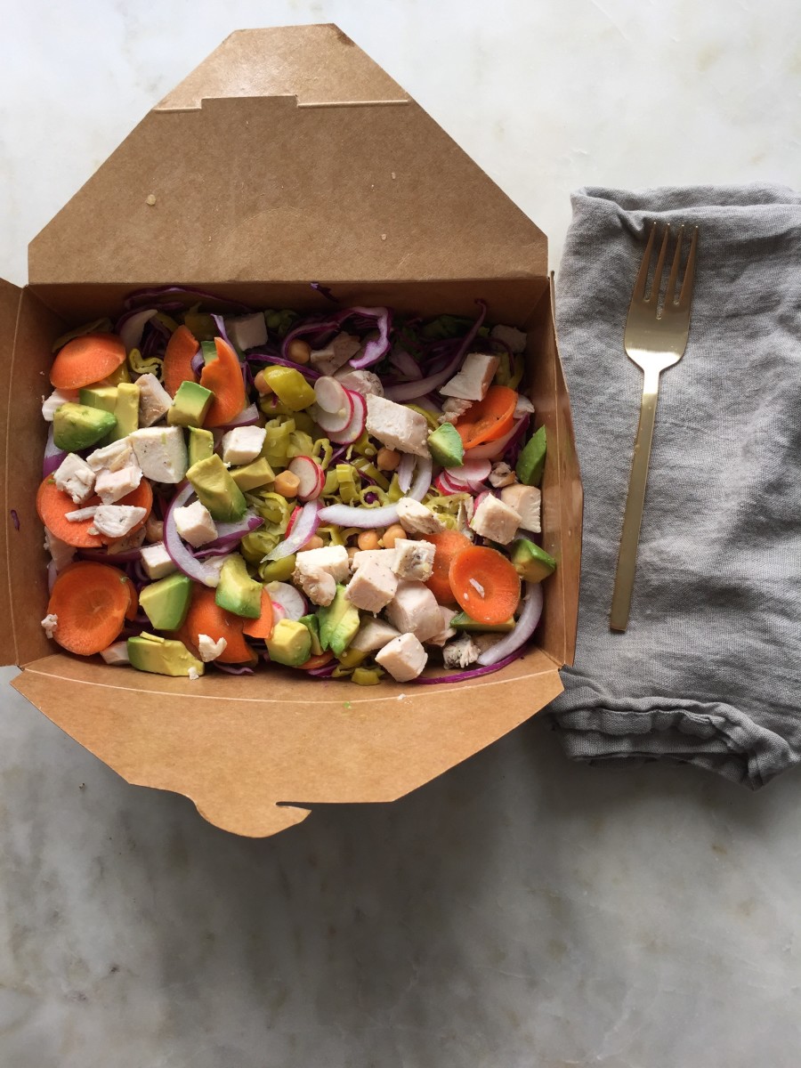 {Friday's lunch: my favorite salad from Huckleberry}
