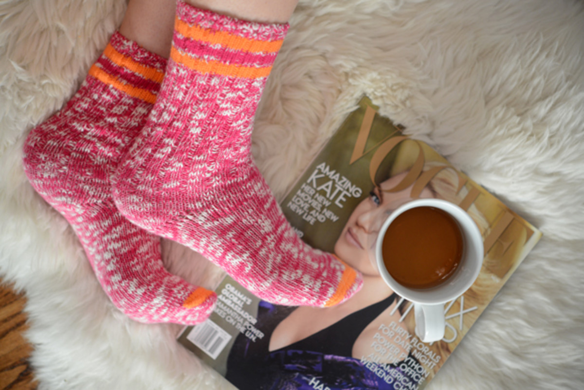  {The best cozy socks for lounging}