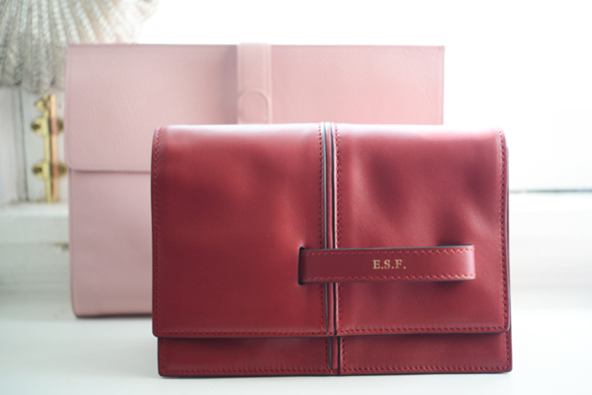  {A stunning monogramed gift from Valentino}