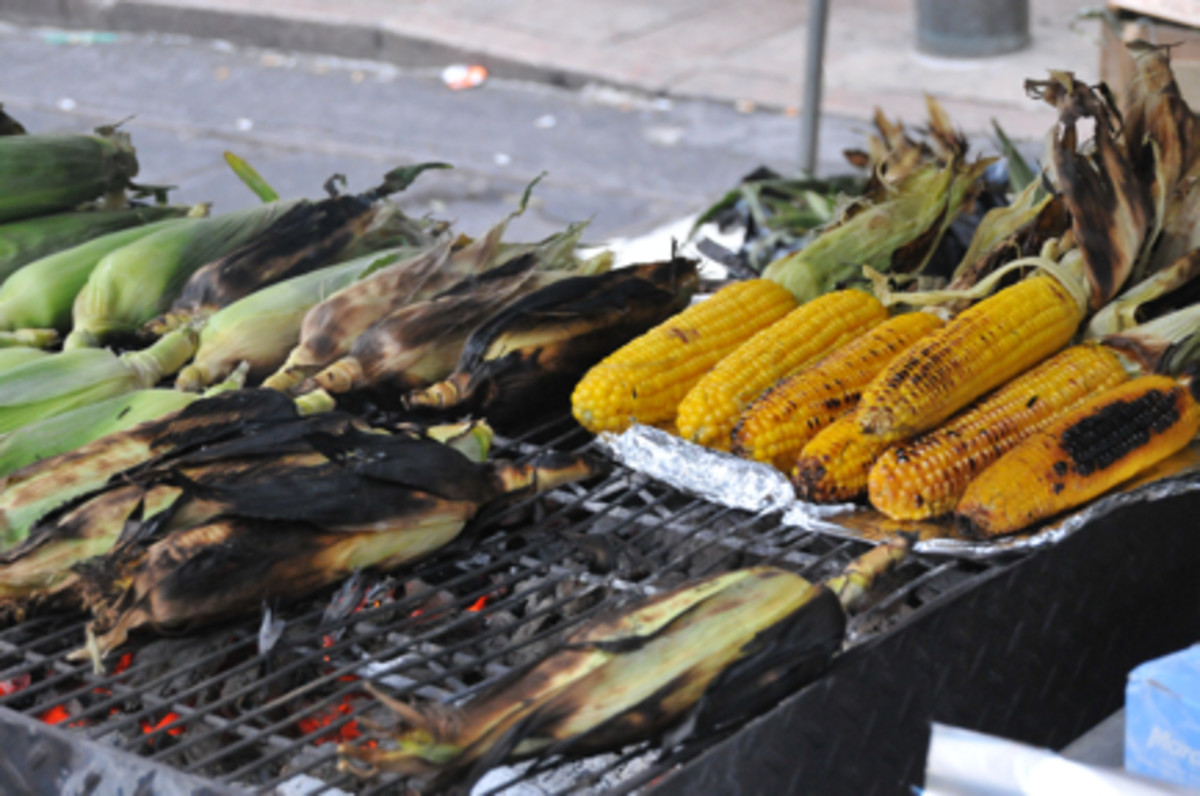 {Grilled corn}