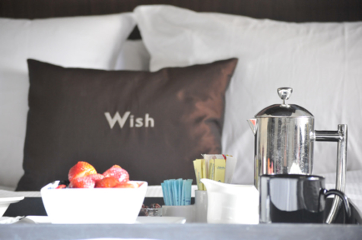 {Breakfast in bed at W New York}
