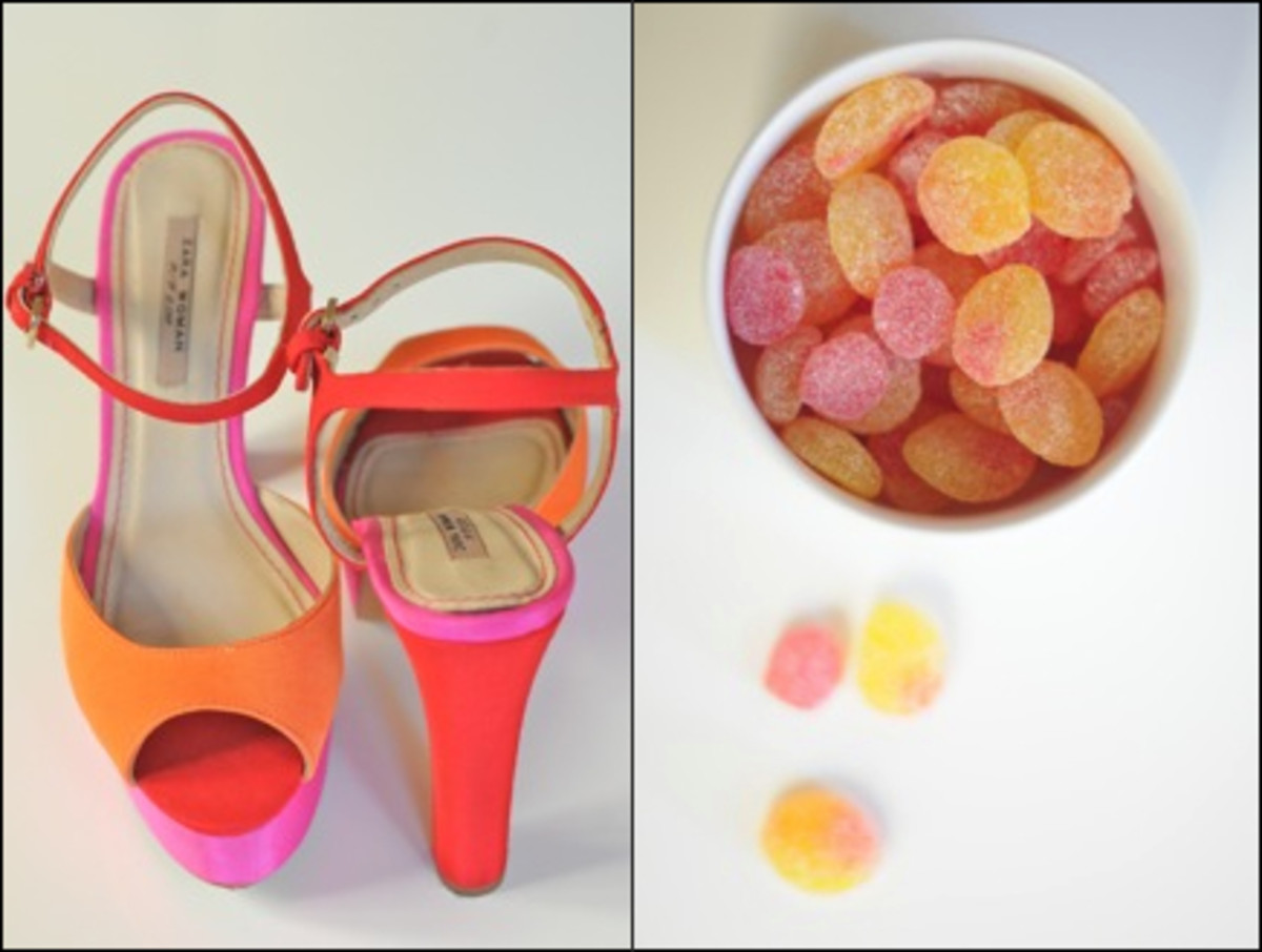  {Zara + Gummy Peaches and Cherries}
