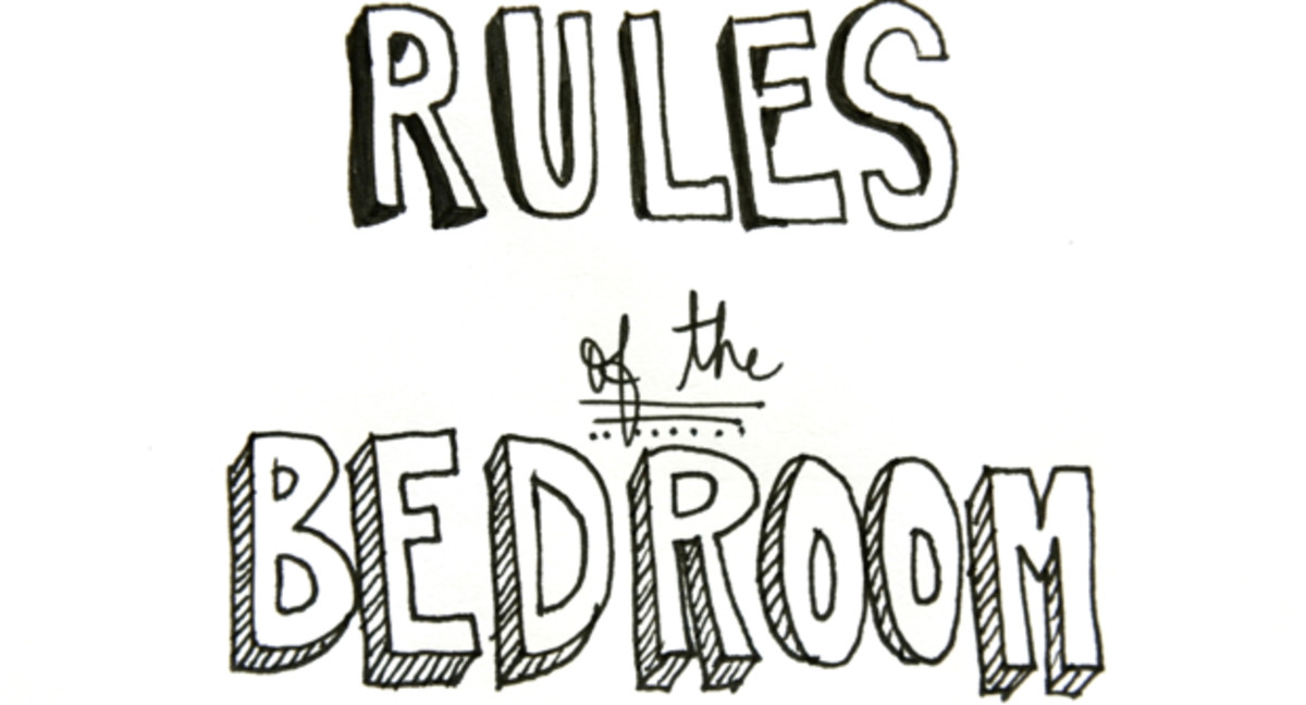 Rules bedroom Bedroom Interior