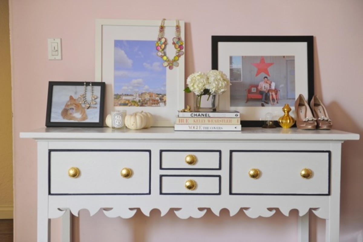 Credenza Makeover  Cupcakes  Cashmere