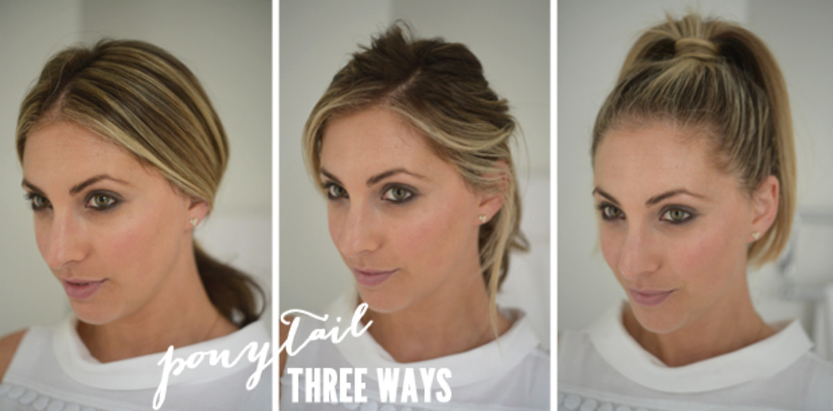 Ponytail, Three Ways - Cupcakes & Cashmere