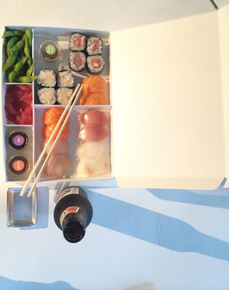  {The most appealing to-go sushi}
