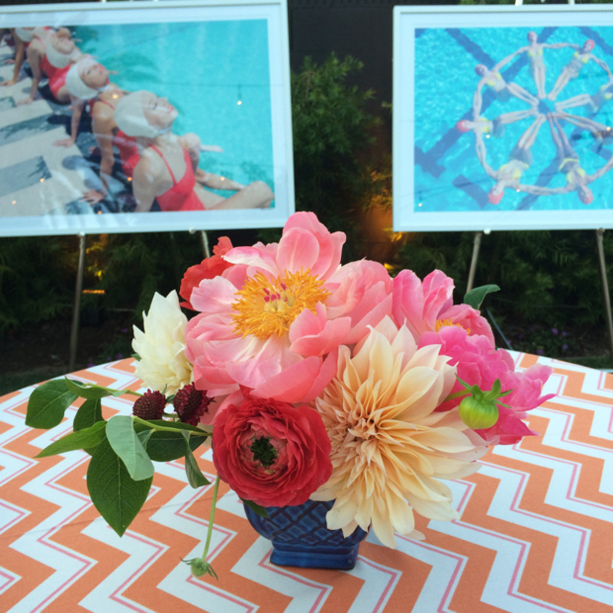  {Flowers and art at Gray Malin's new series party}