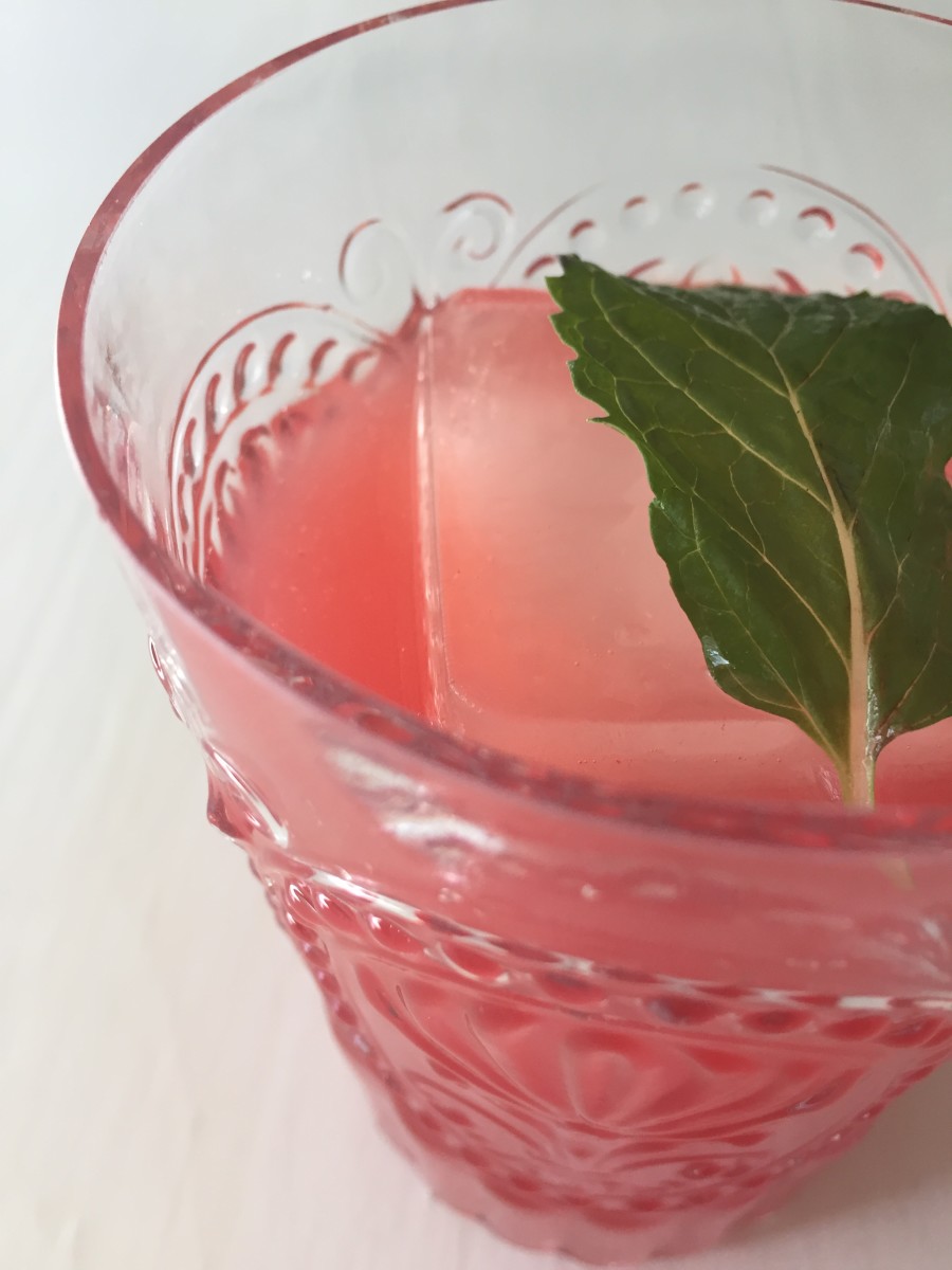 {Savoring the last of our favorite summer cocktail (watermelon mint mojitos)}