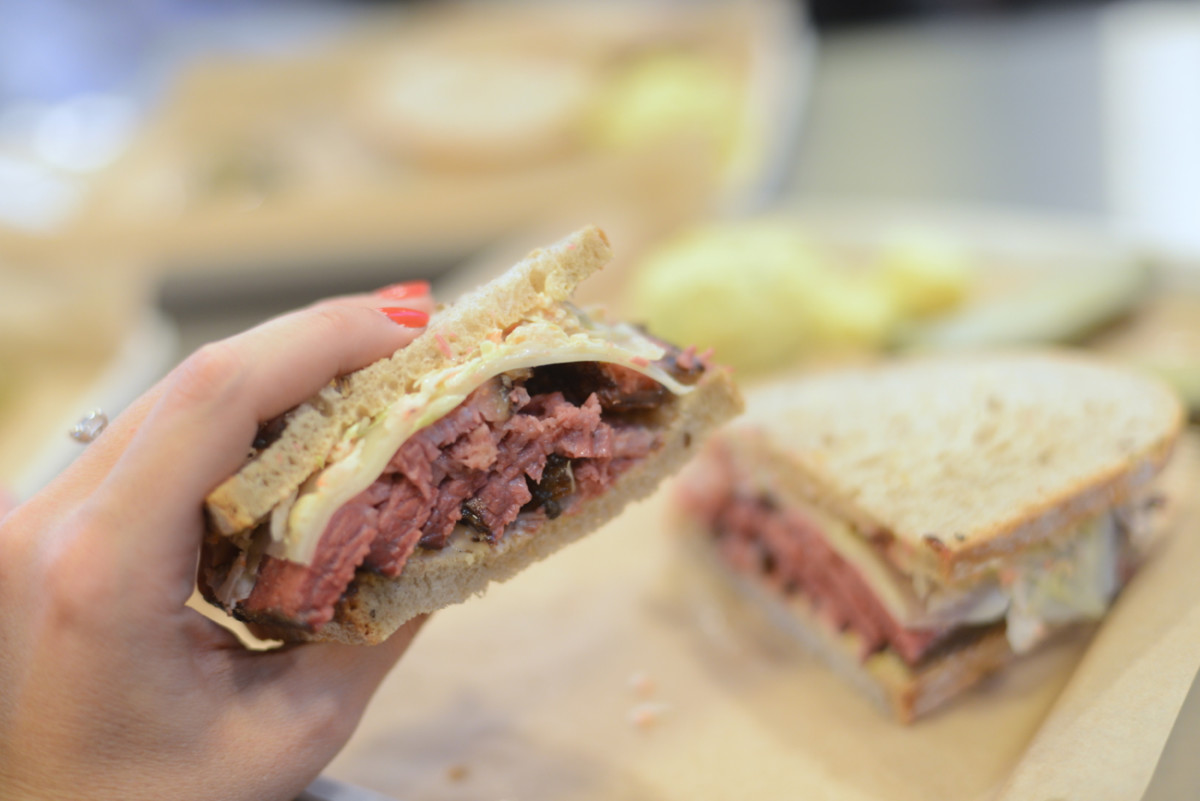 {I love that Wexler's Deli is walking distance from our office}