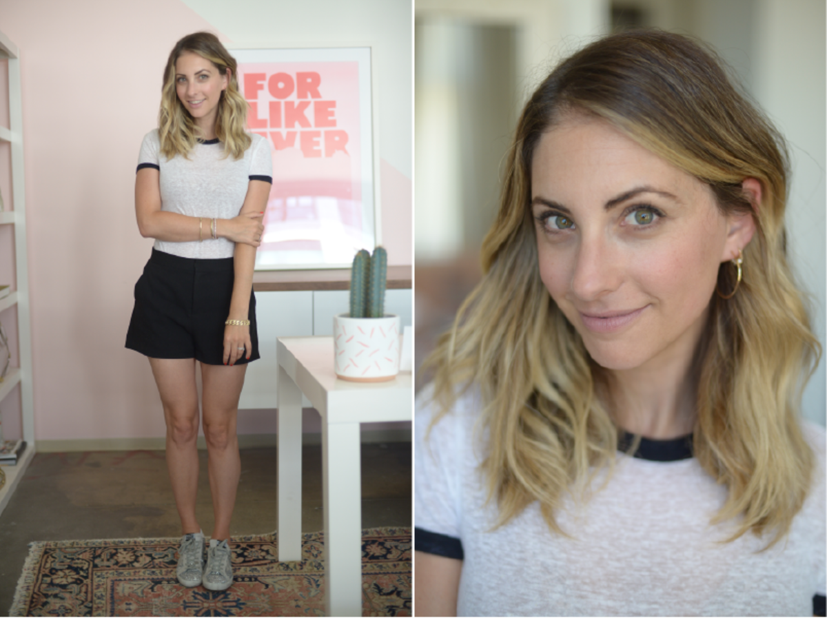 Monday: The Range Bodysuit, Cupcakes and Cashmere Shorts, Golden Goose Sneakers