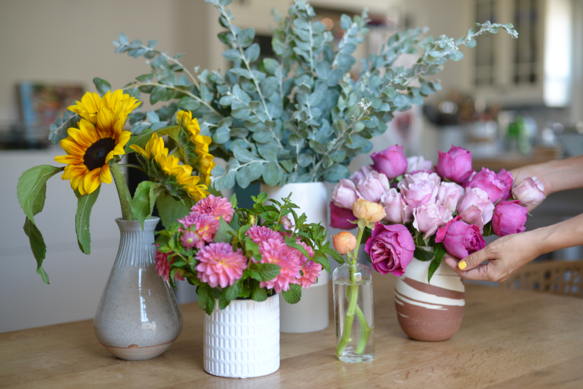 Vase with flowers