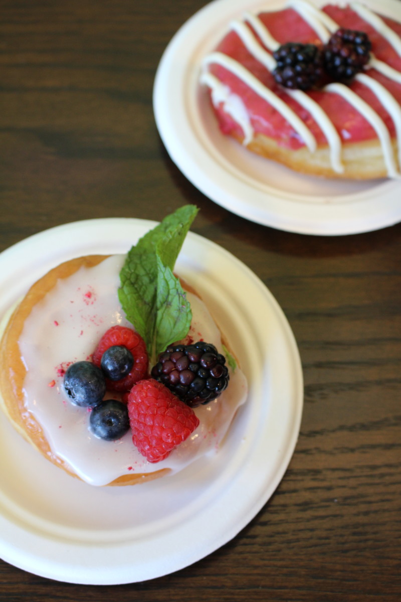 {Berry donuts from Donut Friend}