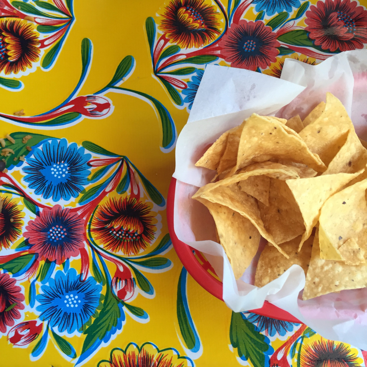 {Not pictured: salsa and margaritas at our favorite Mexican spot in Mill Valley}