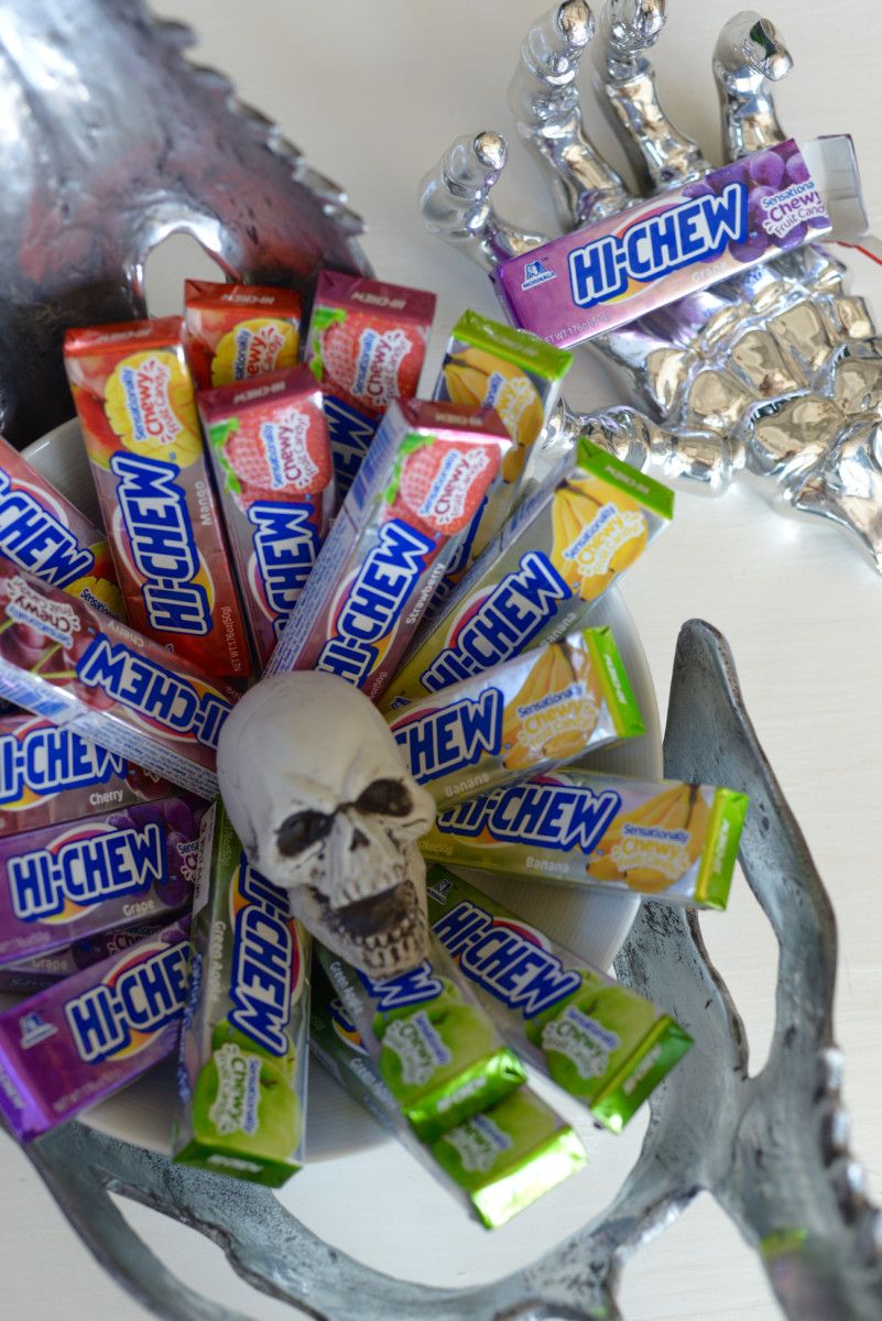 {Our office obsession with Hi-Chew candies has reached new levels now that Halloween is here}