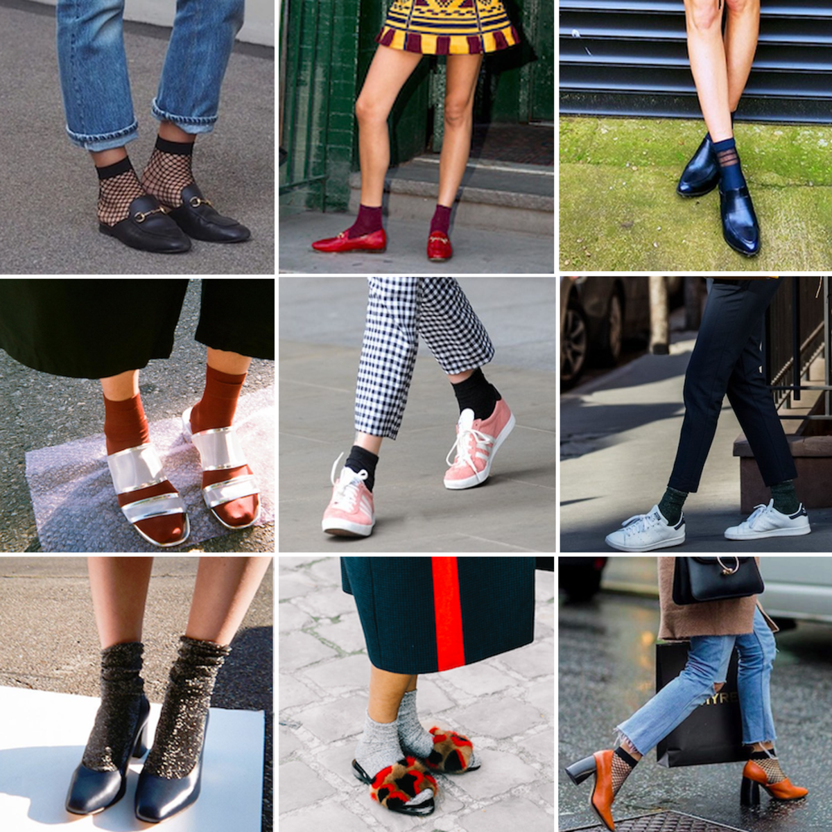 shoes with socks fashion