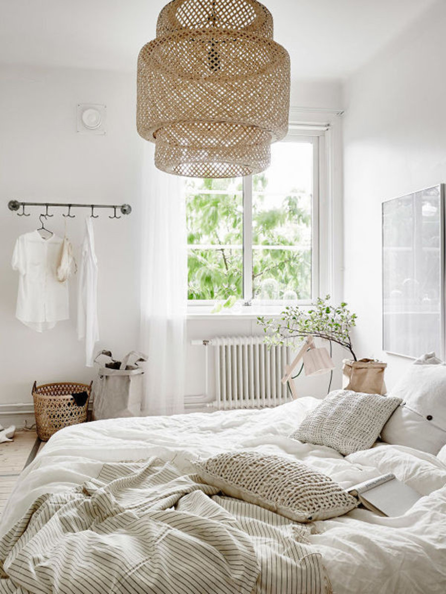 rattan ikea light