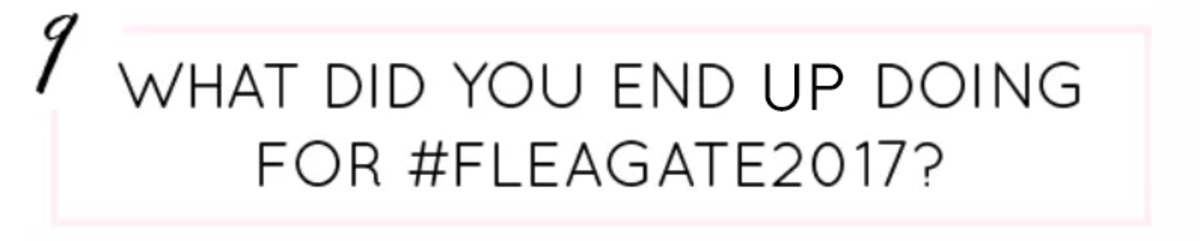end up fleagate