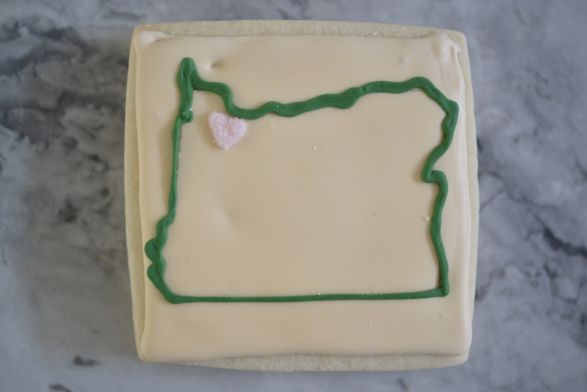 {Oregon cookie from Brooke's going away party}