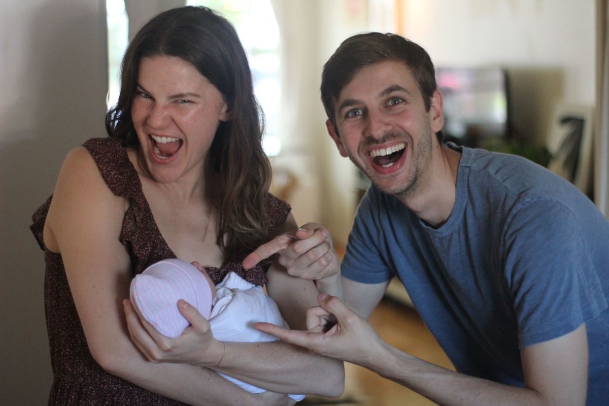 Clearly we're VERY excited to be an aunt and uncle ;) 