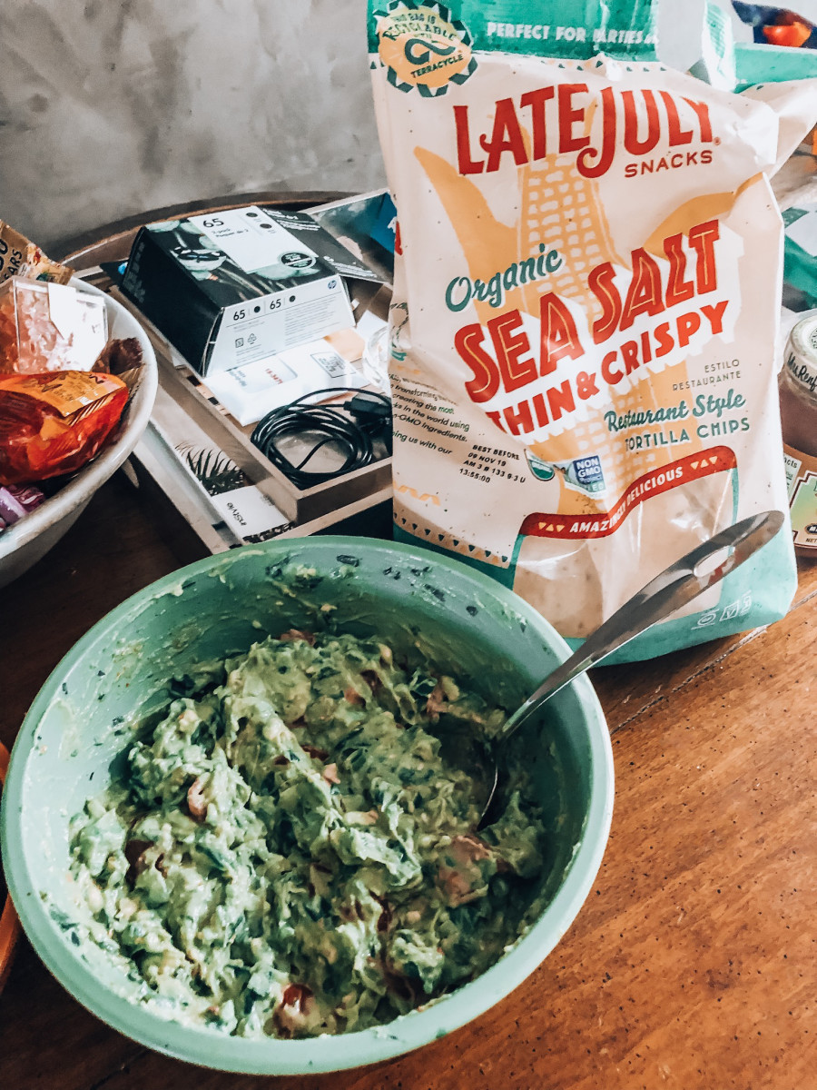 This batch of my go-to guac was particularly spicy thanks to lots of cayenne pepper
