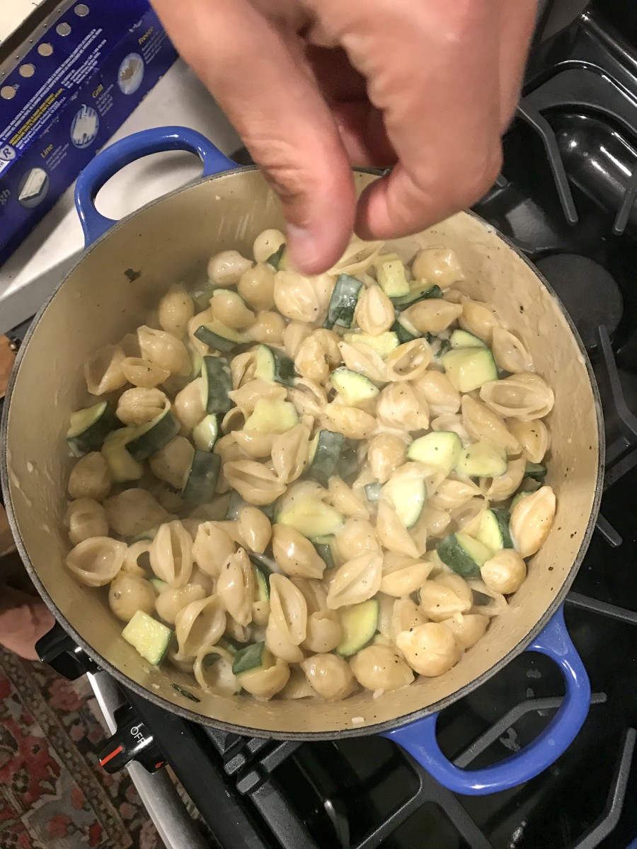 One-Pot Zucchini-Basil Pasta (NYT)