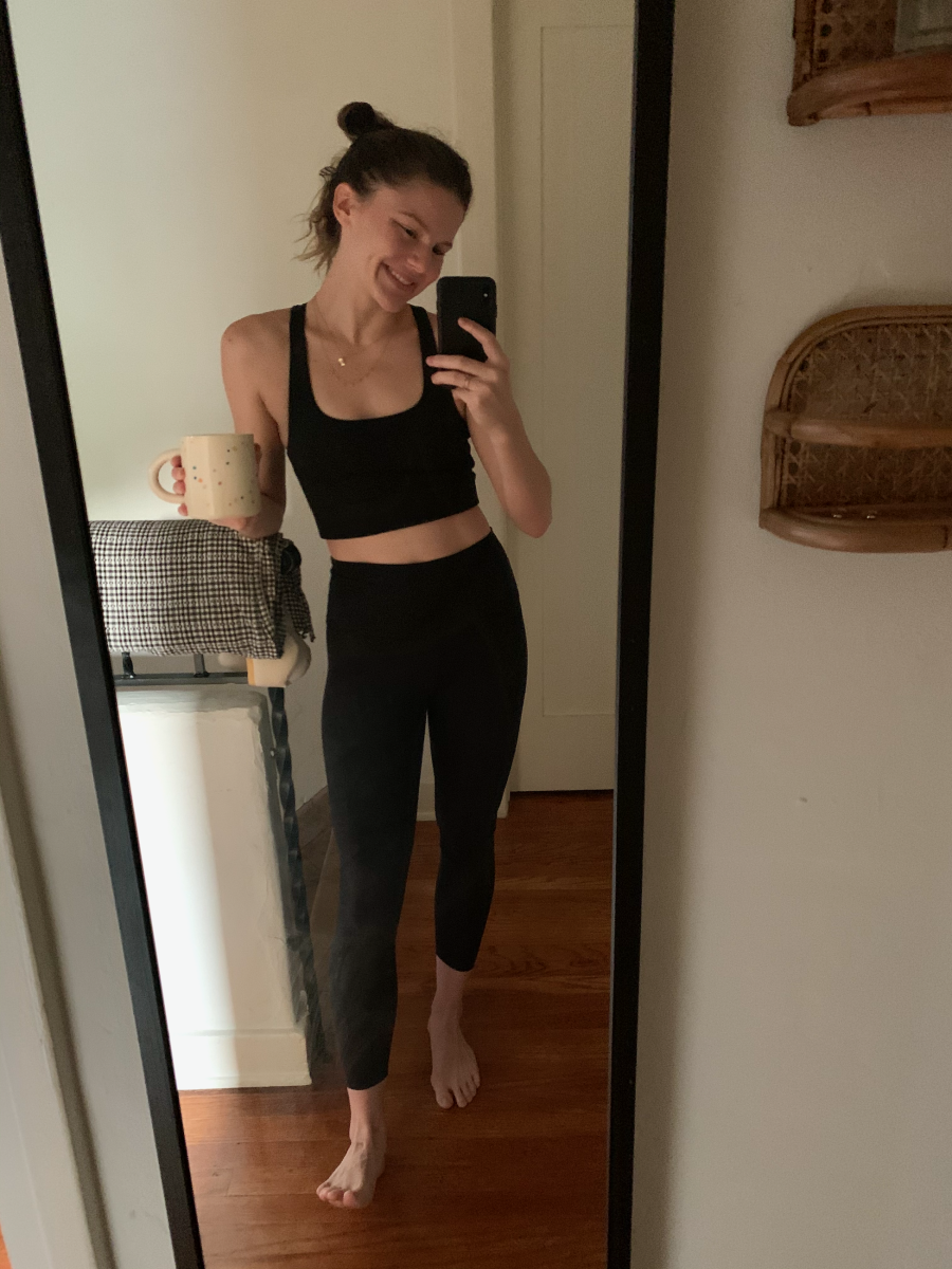 Girlfriend Paloma Bra, Beyond Yoga Ribbed Leggings