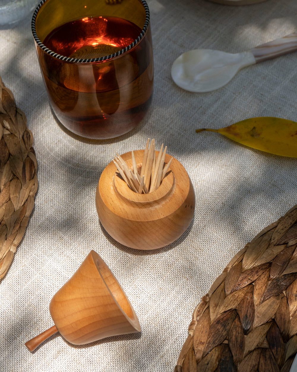 PEAR TOOTHPICK HOLDER