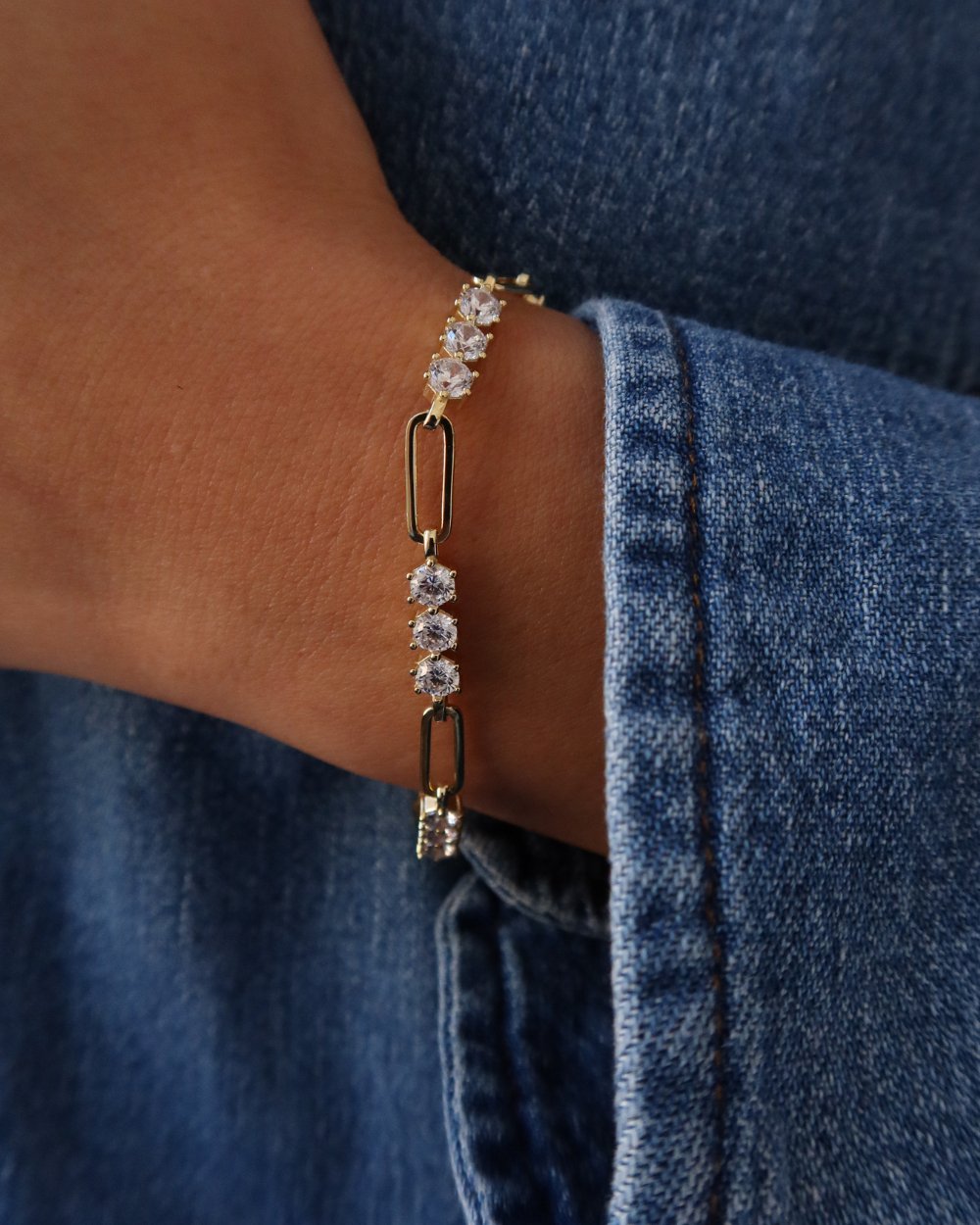 ALARA CZ TRIO TENNIS BRACELET - Shop Cupcakes and Cashmere