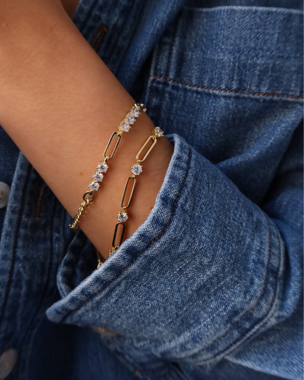 ALARA CZ TRIO TENNIS BRACELET - Shop Cupcakes and Cashmere