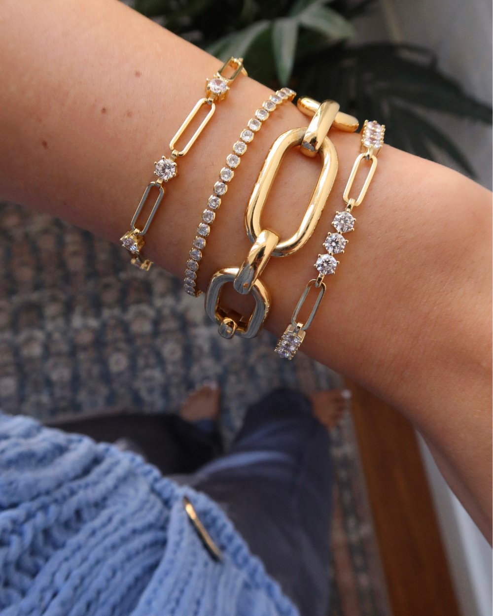ALARA CZ TRIO TENNIS BRACELET - Shop Cupcakes and Cashmere