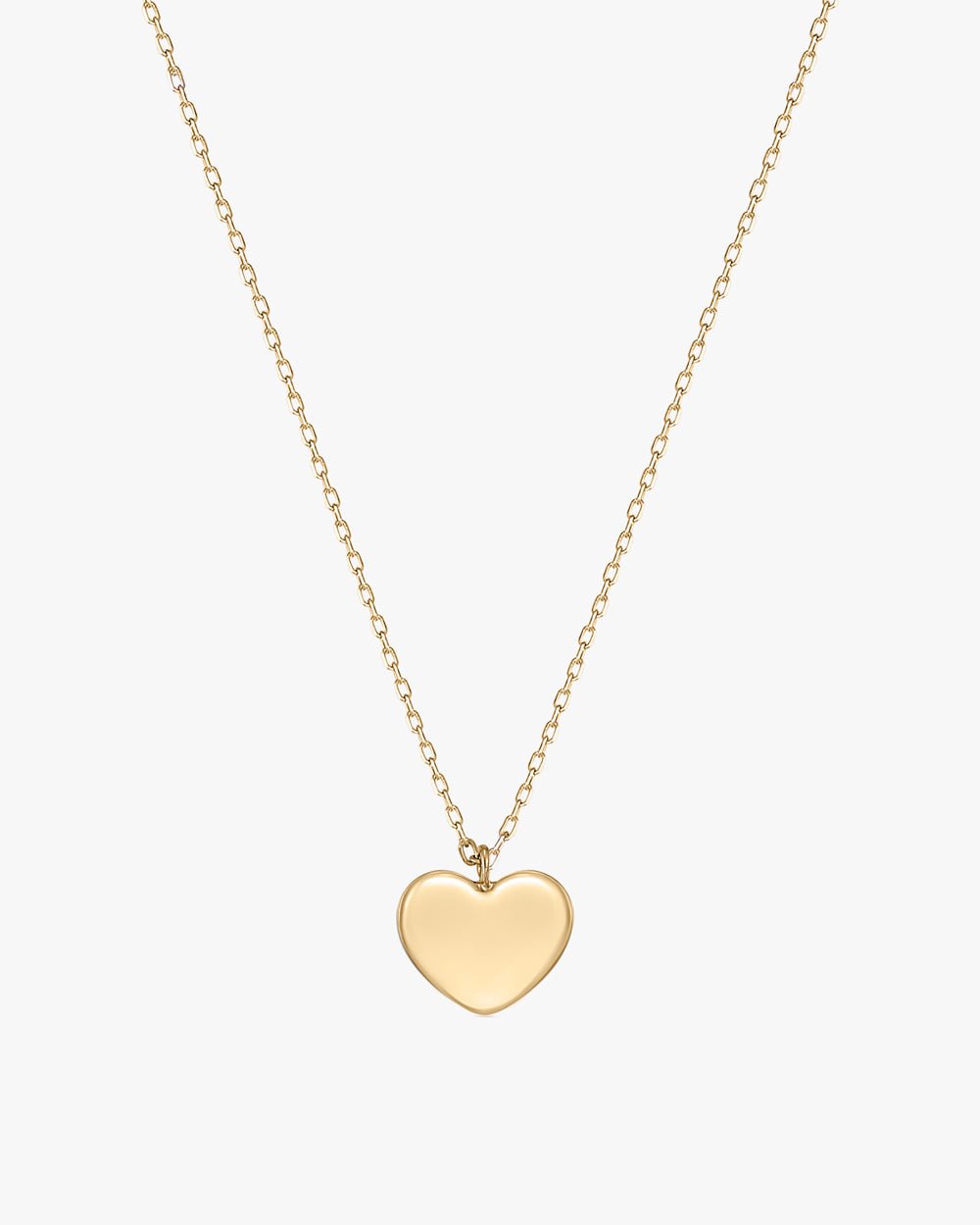 AZORES 14K ENGRAVABLE HEART NECKLACE - Shop Cupcakes and Cashmere