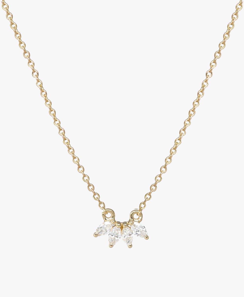 BAIKAL MARQUISE DIAMOND NECKLACE - Shop Cupcakes and Cashmere